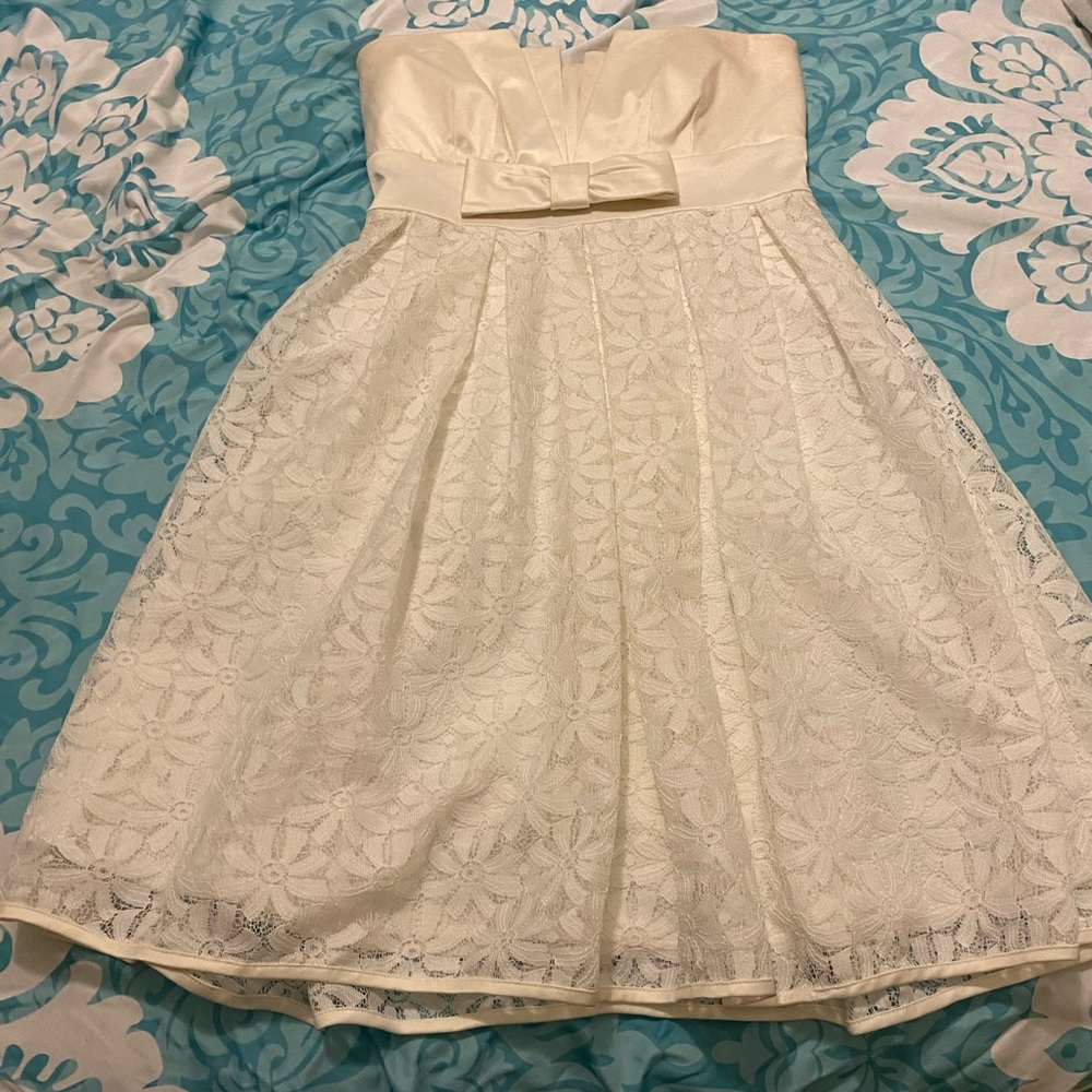 Ivory cocktail dress